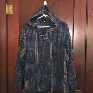 Comfy, funky-throw over.